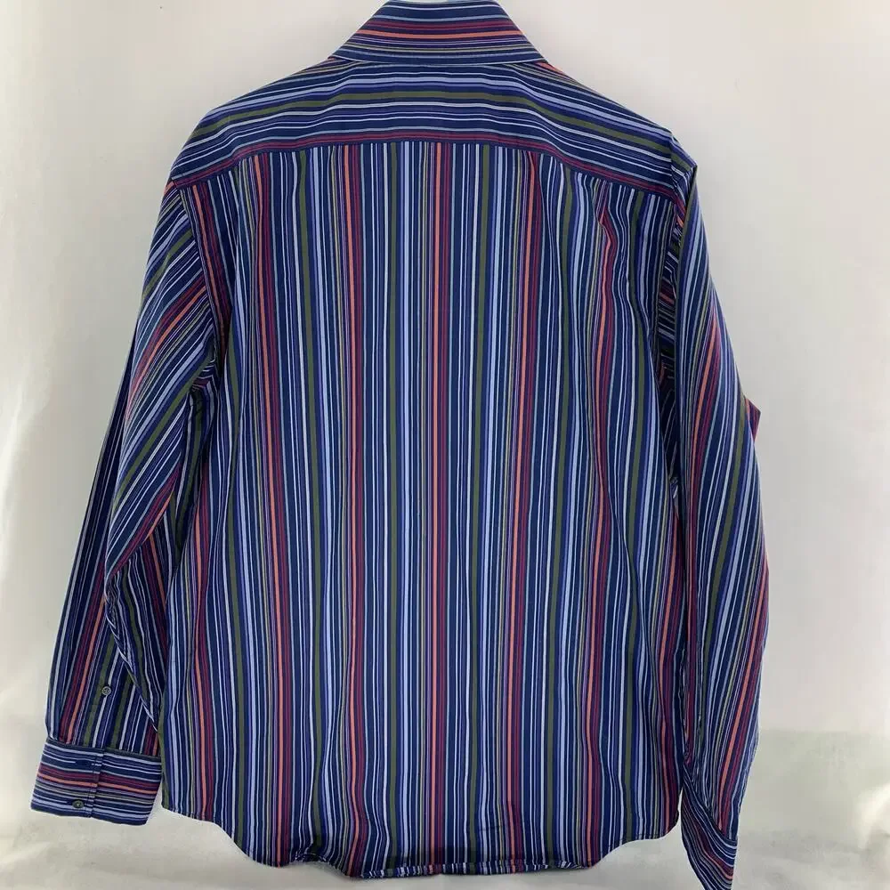 Banana Republic Multicolored Striped Button Down Shirt